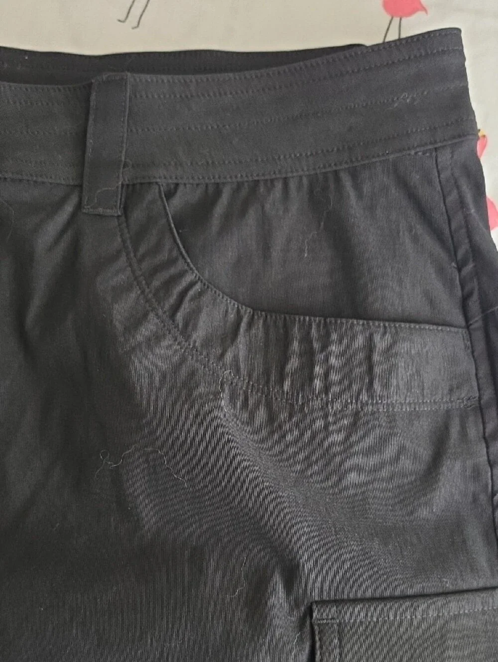 Eddie Bauer Black Cargo Shorts